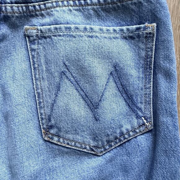 Mother The Tomcat Roller Jeans Womens 26 Blue/Pretty Is As Pretty Does - Picture 12 of 13